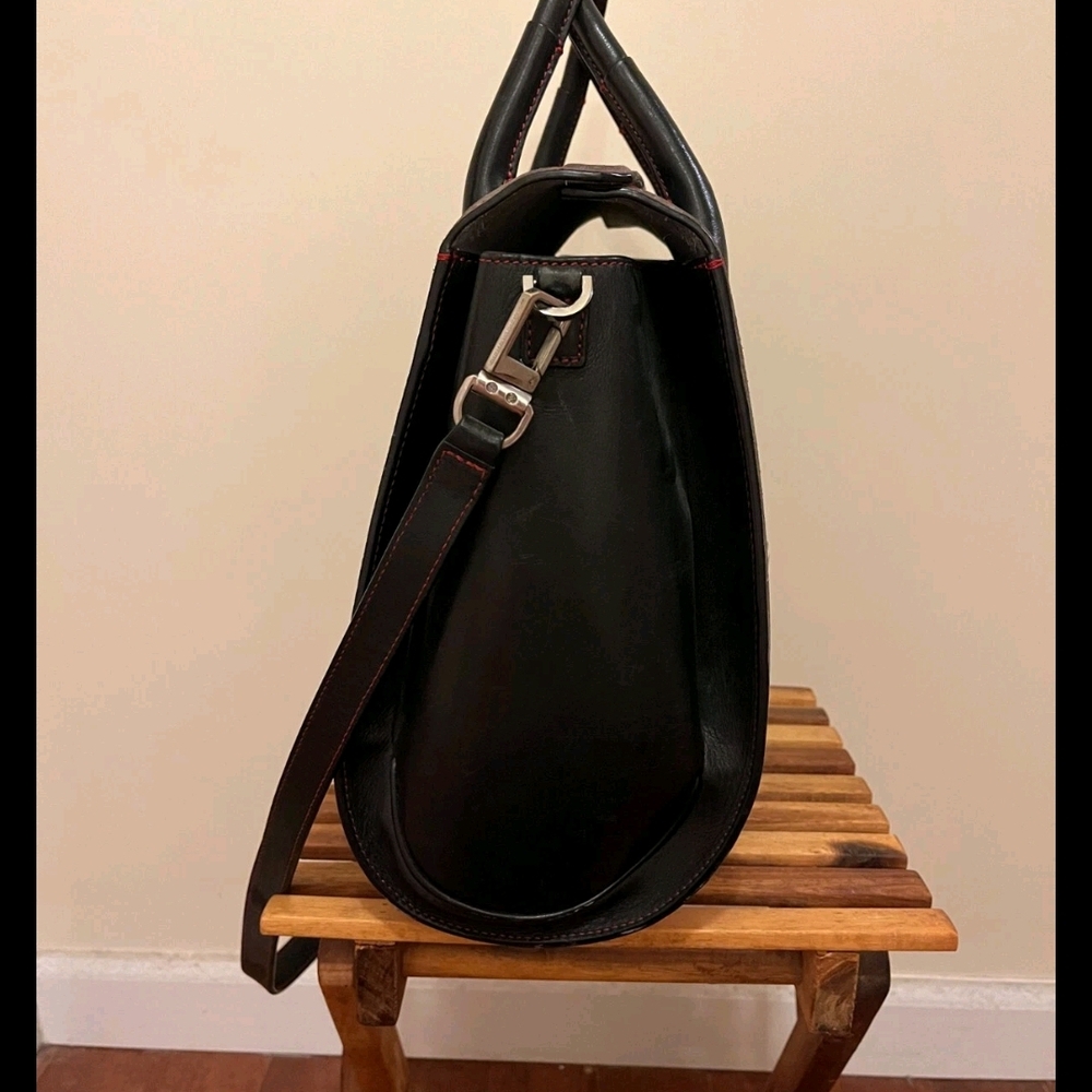 Alexander Wang Gray, Black & Red Ombre Satchel Leather Handbag - Picture 4 of 11